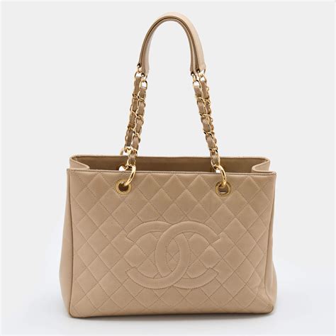 chanel beige travel tote bag|Chanel beige tote bag.